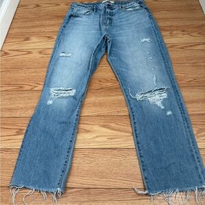 Men's Distressed Denim Jeans
